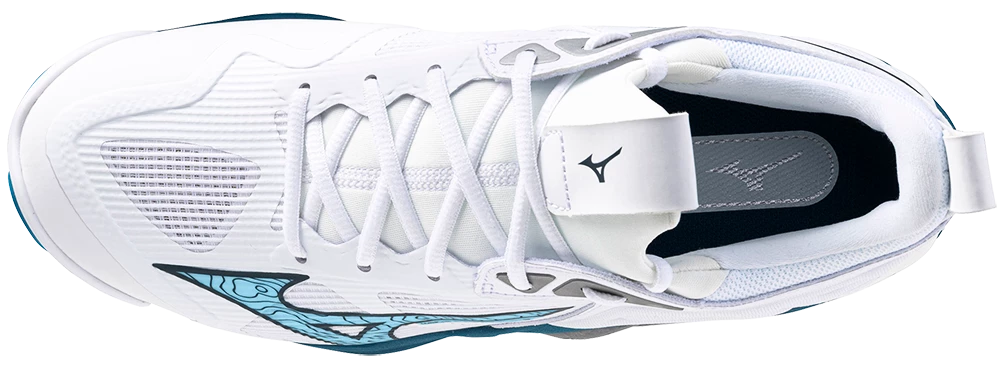 Heren zaalschoenen Mizuno  WAVE MOMENTUM 3 White/Sailor Blue/Silver