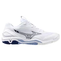 Heren zaalschoenen Mizuno  Wave STEALTH 6 White/Bellwether Blue  EUR 44