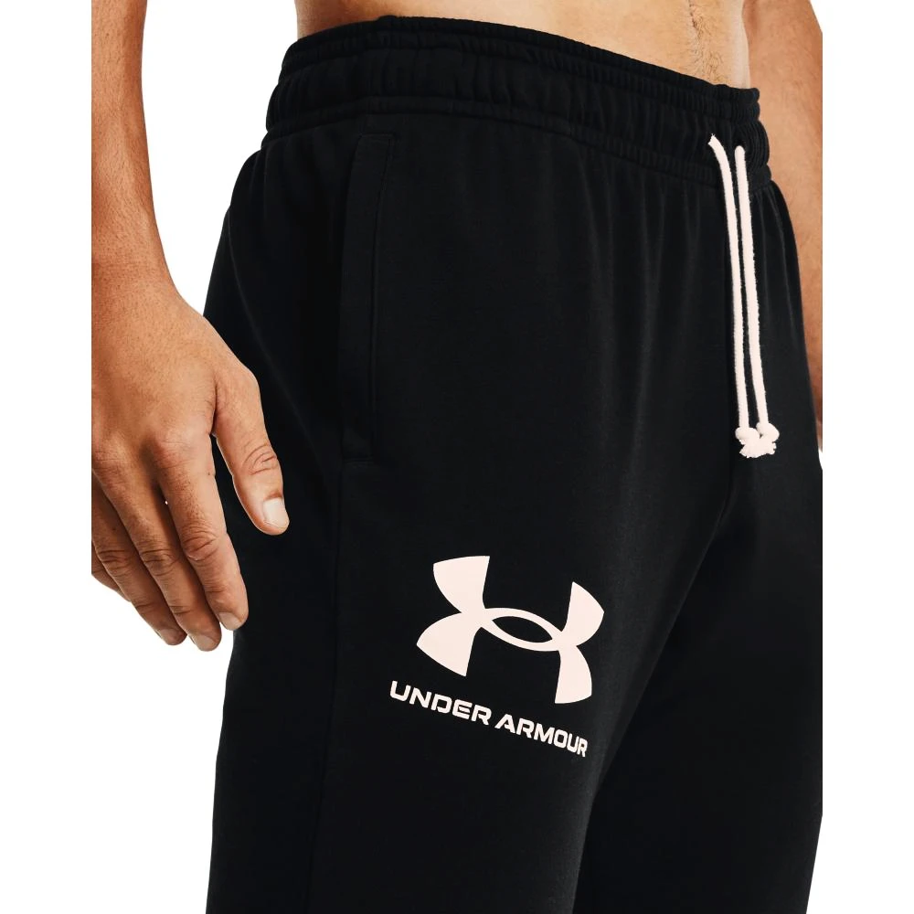 Herenbroek Under Armour  RIVAL TERRY JOGGER Black