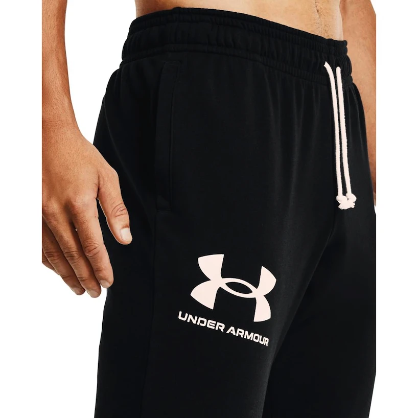 Herenbroek Under Armour  RIVAL TERRY JOGGER Black XXL
