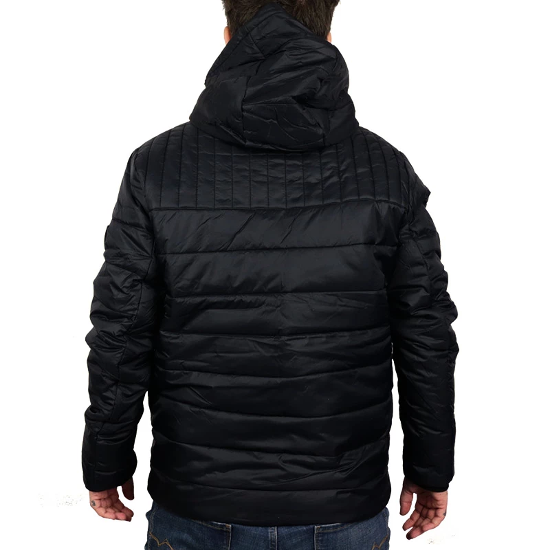 Herenjack Bauer Supreme Hooded Puffer Black M