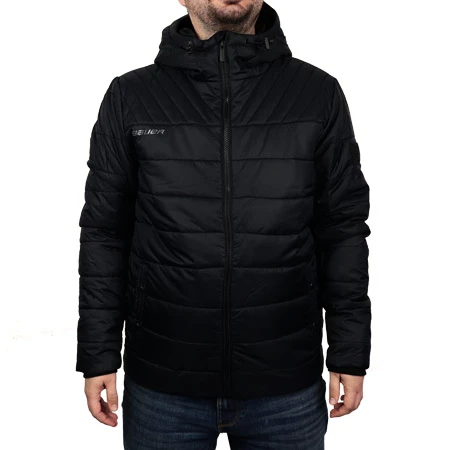 Herenjack Bauer Supreme Hooded Puffer Black M