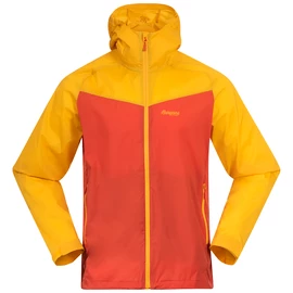 Herenjack Bergans Microlight Jacket Brick/Light Golden Yellow