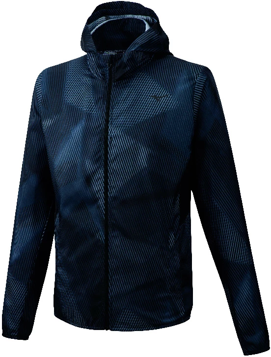 Herenjack Mizuno  Printed Hoodie Jacket black S