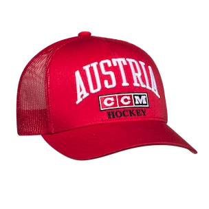 Herenpet CCM  FLAG MESHBACK TRUCKER TEAM AUSTRIA Multiple Team Color