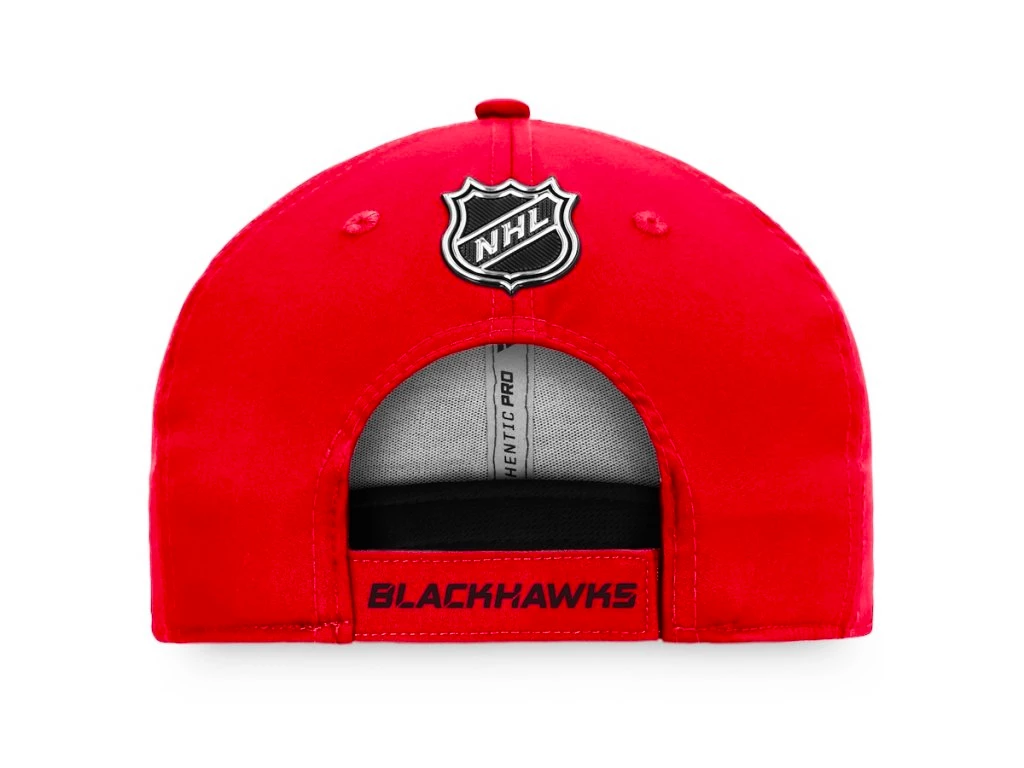 Herenpet Fanatics  Authentic Pro Locker Room Structured Adjustable Cap NHL Chicago Blackhawks