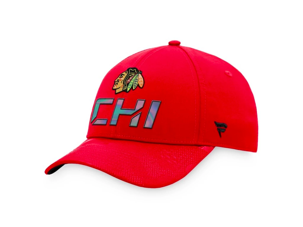 Herenpet Fanatics  Authentic Pro Locker Room Structured Adjustable Cap NHL Chicago Blackhawks