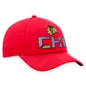 Herenpet Fanatics  Authentic Pro Locker Room Structured Adjustable Cap NHL Chicago Blackhawks