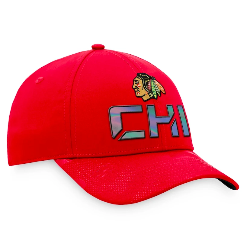 Herenpet Fanatics  Authentic Pro Locker Room Structured Adjustable Cap NHL Chicago Blackhawks