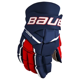 IJshockey handschoenen Bauer Supreme M3 Navy/Red/White Senior