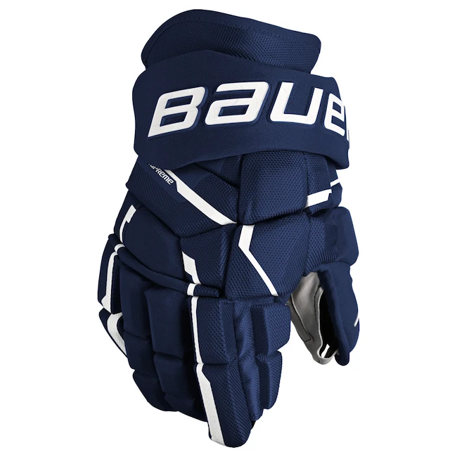 IJshockey handschoenen Bauer Supreme MACH Navy Intermediate 12 inch