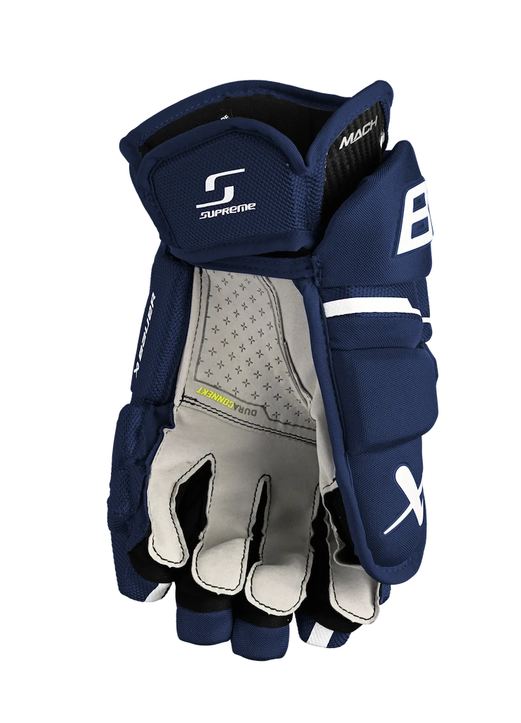 IJshockey handschoenen Bauer Supreme MACH Navy Intermediate