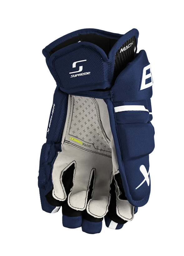 IJshockey handschoenen Bauer Supreme MACH Navy Intermediate 12 inch