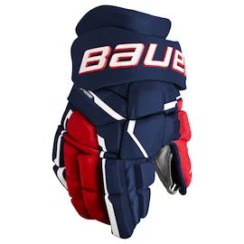 IJshockey handschoenen Bauer Supreme MACH Navy/Red/White Intermediate