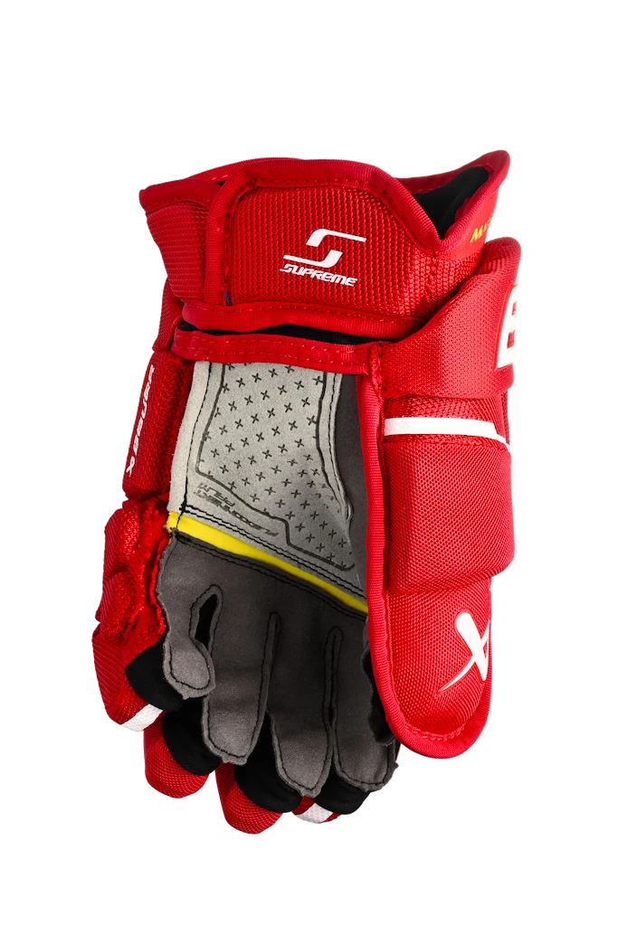 IJshockey handschoenen Bauer Supreme MACH Red Junior
