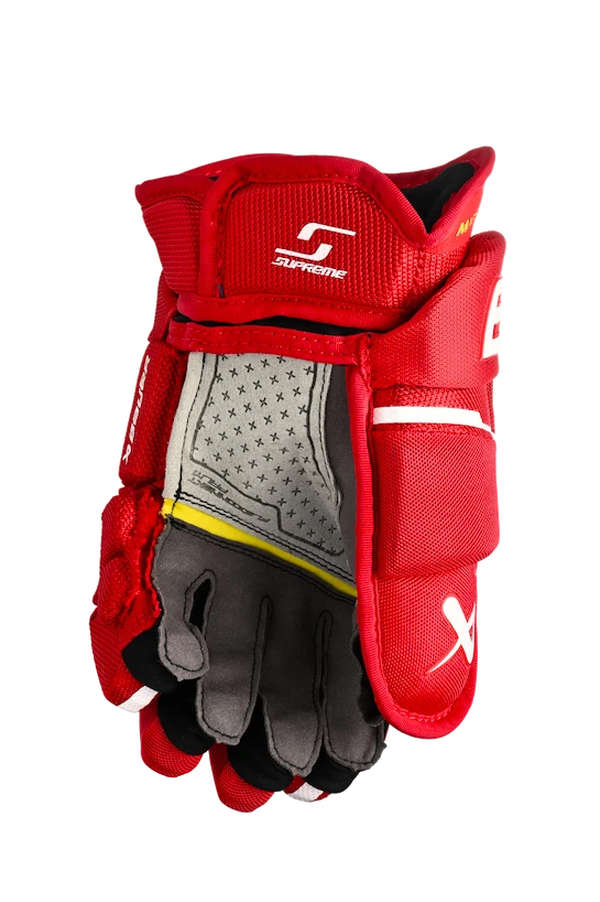 IJshockey handschoenen Bauer Supreme MACH Red Junior