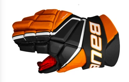 IJshockey handschoenen Bauer Vapor 3X Black/Orange Intermediate