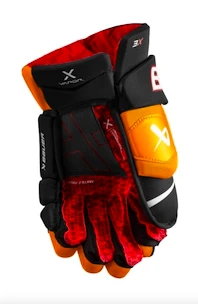 IJshockey handschoenen Bauer Vapor 3X Black/Orange Intermediate