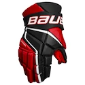IJshockey handschoenen Bauer Vapor 3X Black/Red Intermediate 12 inch