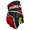 IJshockey handschoenen Bauer Vapor 3X Black/Red Junior 10 inch