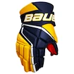 IJshockey handschoenen Bauer Vapor 3X Navy/Gold Senior 15 inch