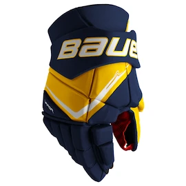 IJshockey handschoenen Bauer Vapor FLY40 Navy/Gold Intermediate