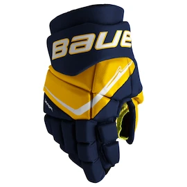 IJshockey handschoenen Bauer Vapor FLY40 Navy/Gold Junior