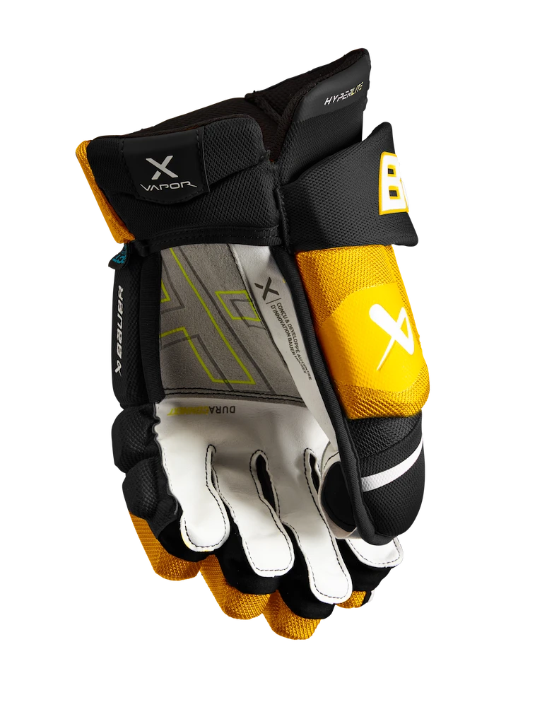 IJshockey handschoenen Bauer Vapor Hyperlite Black/Gold Intermediate