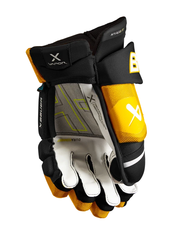 IJshockey handschoenen Bauer Vapor Hyperlite Black/Gold Intermediate