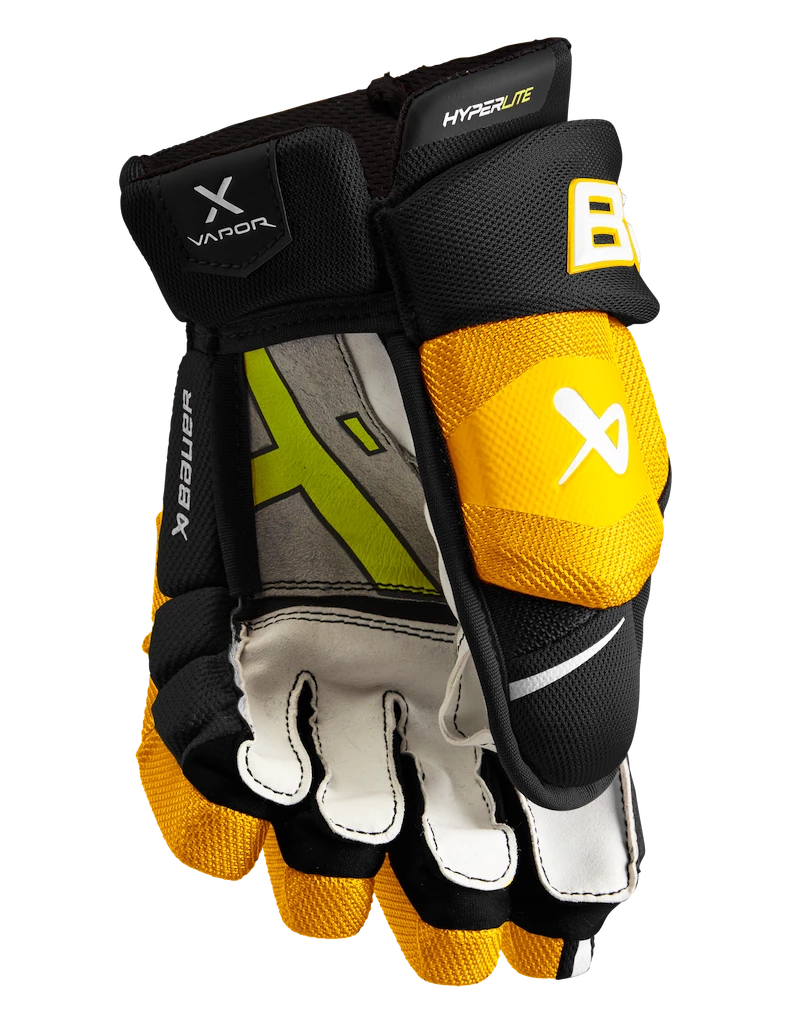 IJshockey handschoenen Bauer Vapor Hyperlite Black/Gold Junior
