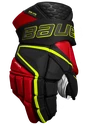 IJshockey handschoenen Bauer Vapor Hyperlite Black/Red/Green Senior