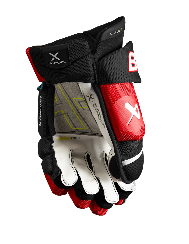 IJshockey handschoenen Bauer Vapor Hyperlite black/red Intermediate