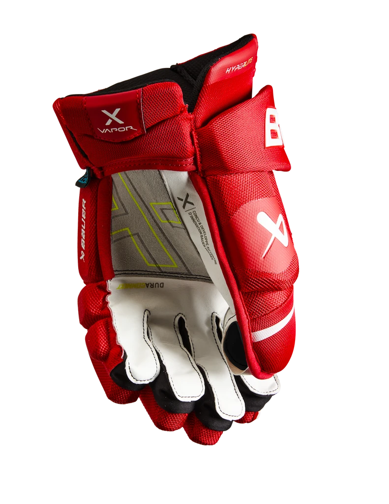 IJshockey handschoenen Bauer Vapor Hyperlite Red Intermediate