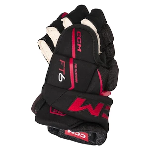 IJshockey handschoenen CCM JetSpeed FT6 Black/Red Junior 10 inch