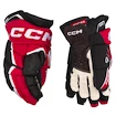 IJshockey handschoenen CCM JetSpeed FT6 Black/Red/White Junior 10 inch