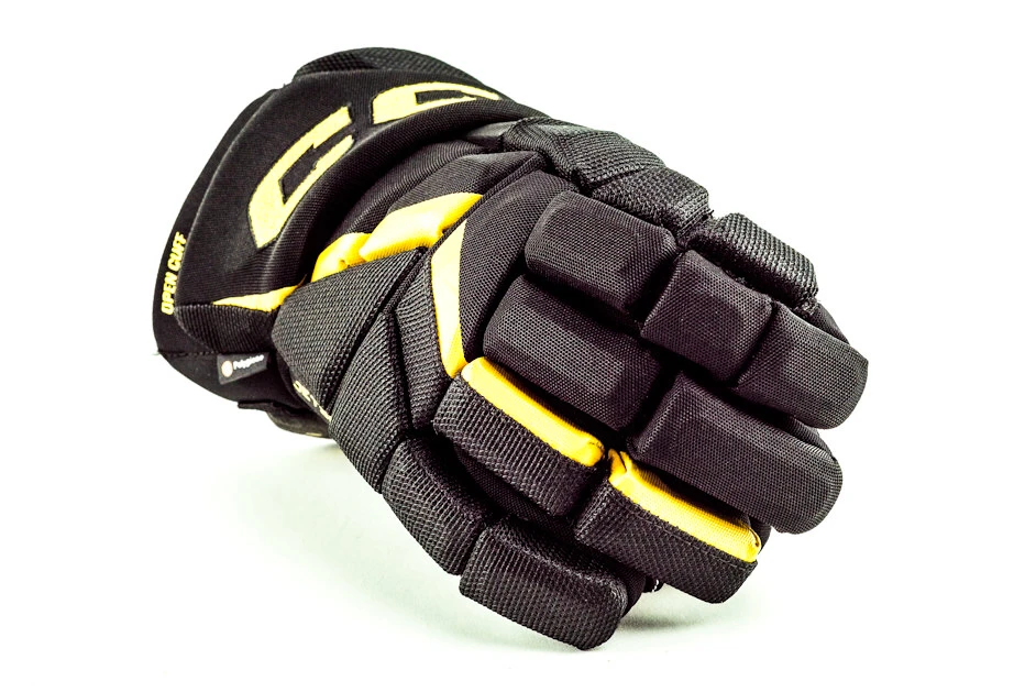 IJshockey handschoenen CCM JetSpeed FT6 Black/Sunflower Senior