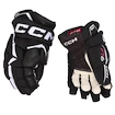 IJshockey handschoenen CCM JetSpeed FT6 Black/White Junior 10 inch