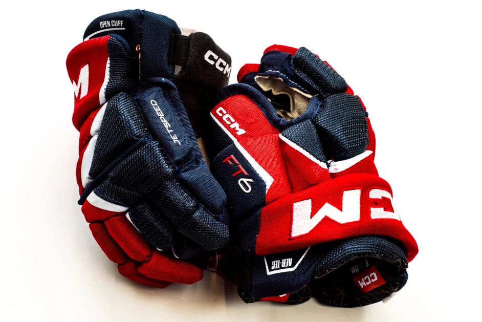 IJshockey handschoenen CCM JetSpeed FT6 Navy/Red/White Junior