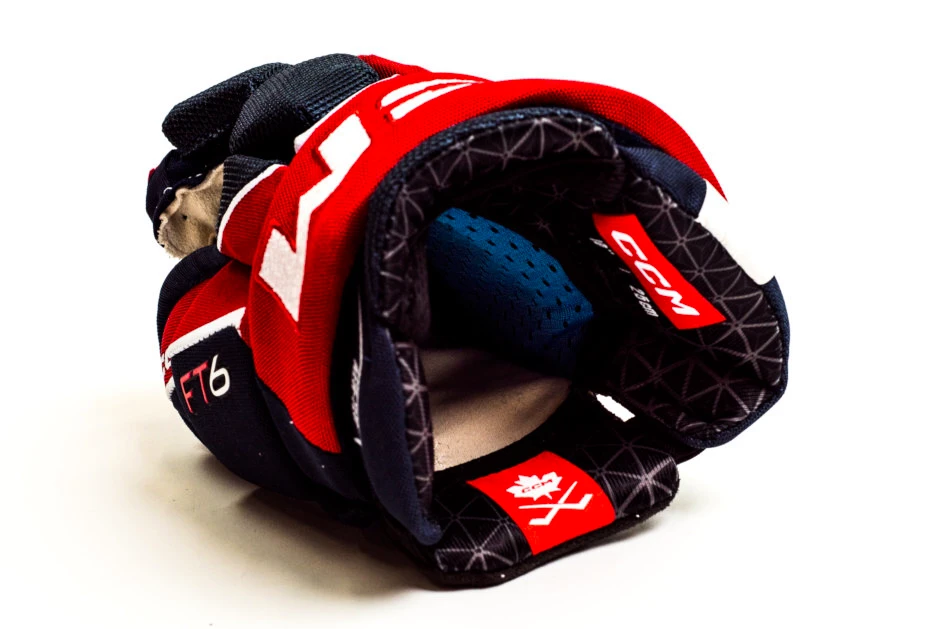 IJshockey handschoenen CCM JetSpeed FT6 Navy/Red/White Junior