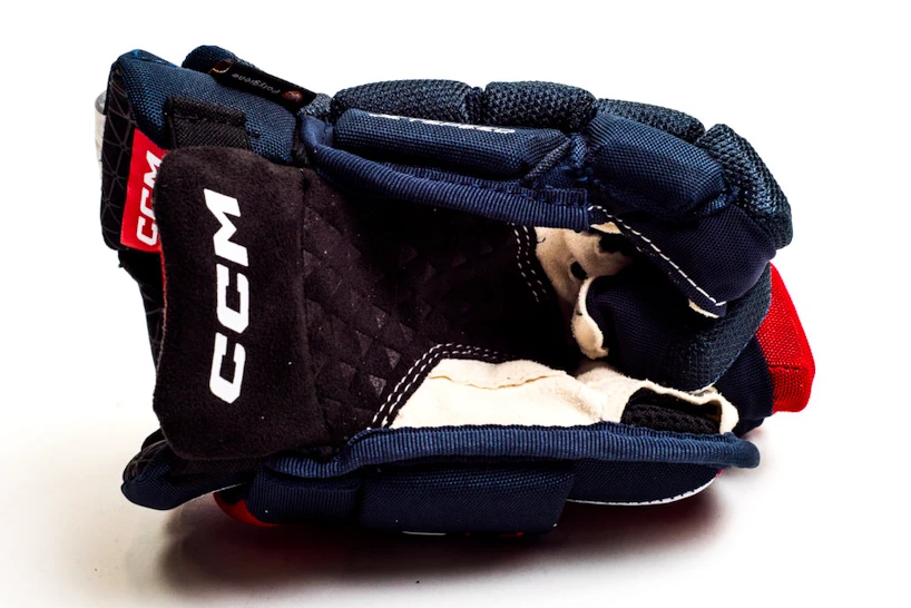 IJshockey handschoenen CCM JetSpeed FT6 Navy/Red/White Junior 10 inch