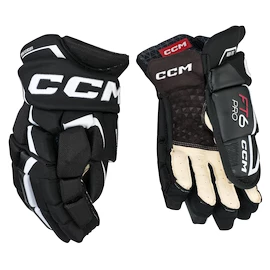 IJshockey handschoenen CCM JetSpeed FT6 Pro Black/White Junior