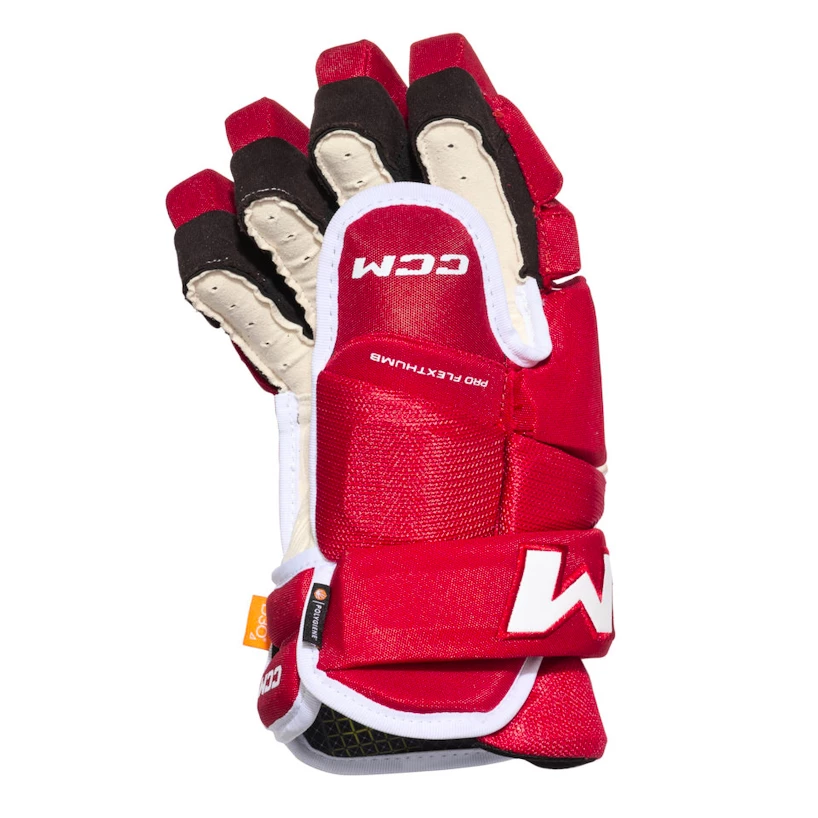 IJshockey handschoenen CCM Tacks 4 ROLL PRO 3 Red Senior