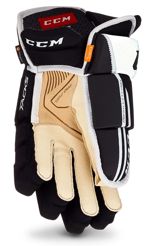 IJshockey handschoenen CCM Tacks 4R Pro2 Senior 15 inch, zwart en wit