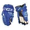 IJshockey handschoenen CCM Tacks XF Royal/White Senior 13 inch
