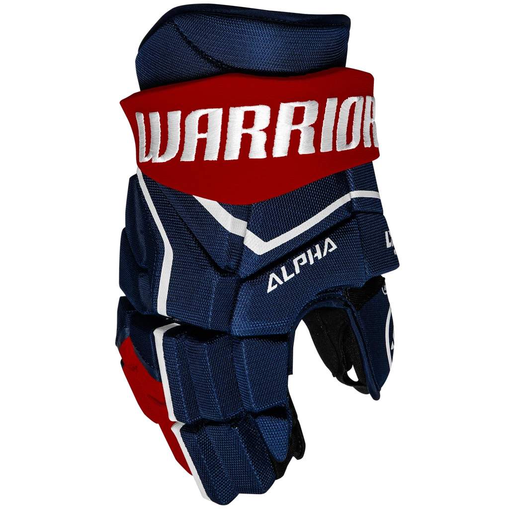 IJshockey handschoenen Warrior Alpha LX2 Max Navy/Red Junior
