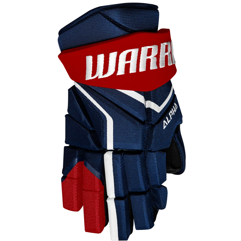 IJshockey handschoenen Warrior Alpha LX2 Max Navy/Red Junior