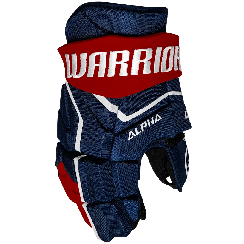 IJshockey handschoenen Warrior Alpha LX2 Max Navy/Red Junior