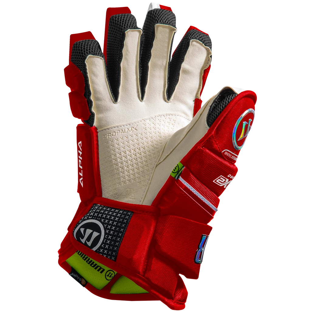 IJshockey handschoenen Warrior Alpha LX2 Pro Red Senior