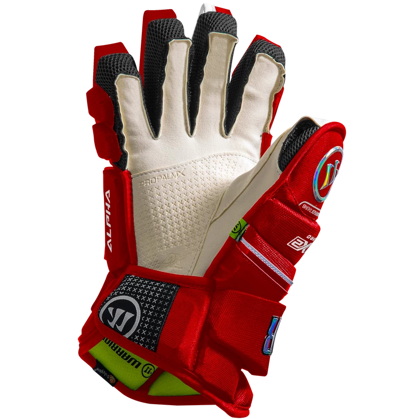 IJshockey handschoenen Warrior Alpha LX2 Pro Red Senior 15 inch