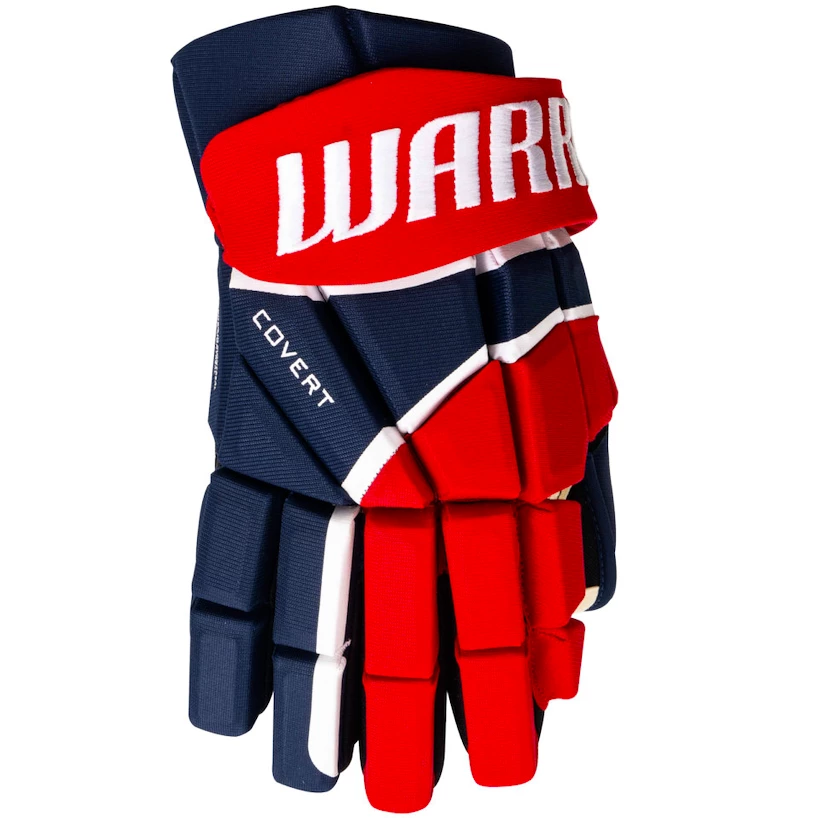 IJshockey handschoenen Warrior Covert QR6 Team Navy/Red Junior